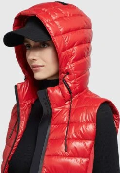 Khujo FABIA SHINY - Weste - Rot 5 Khujo FABIA SHINY - Weste - Rot -Deutschland Khujo Verkaufs-Shop 2669b984d3d24566ac66d3ec27bfb626