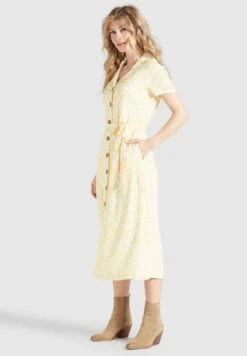 Khujo GOYA - Blusenkleid - Gelb-weiß Geblümt 4 Khujo GOYA - Blusenkleid - Gelb-weiß Geblümt -Deutschland Khujo Verkaufs-Shop 518b2fd2f5594856a8982c106e6e3188