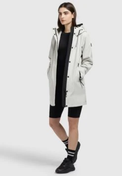Khujo IZAF - Regenjacke / Wasserabweisende Jacke - Hellgrau -Deutschland Khujo Verkaufs-Shop 51f9de3bbcc94edbb2c91f75ff382d33