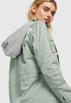 Khujo FLAMES - Leichte Jacke - Blassgrün -Deutschland Khujo Verkaufs-Shop 56dee82b9982443fa52ff00b41015822