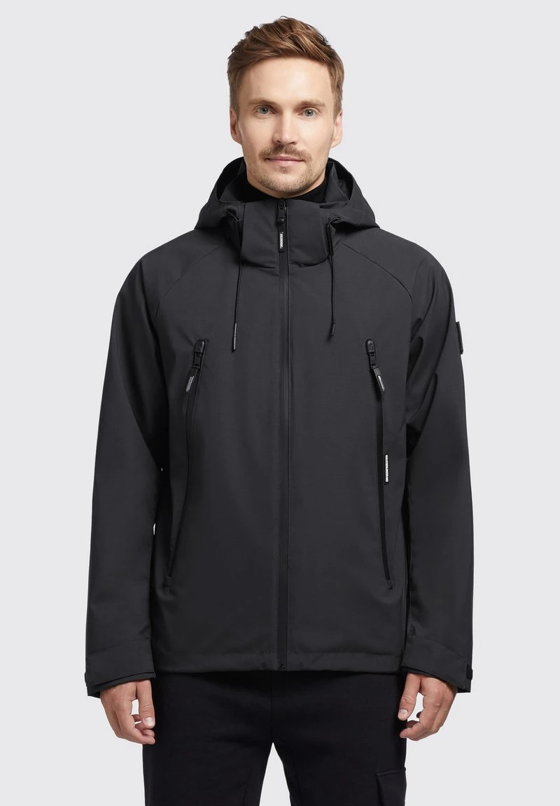 ADAM - Regenjacke / wasserabweisende Jacke - schwarz Khujo ADAM - Regenjacke / Wasserabweisende Jacke - Schwarz -Deutschland Khujo Verkaufs-Shop 611b2b394b464e66824a65c61d92b41c