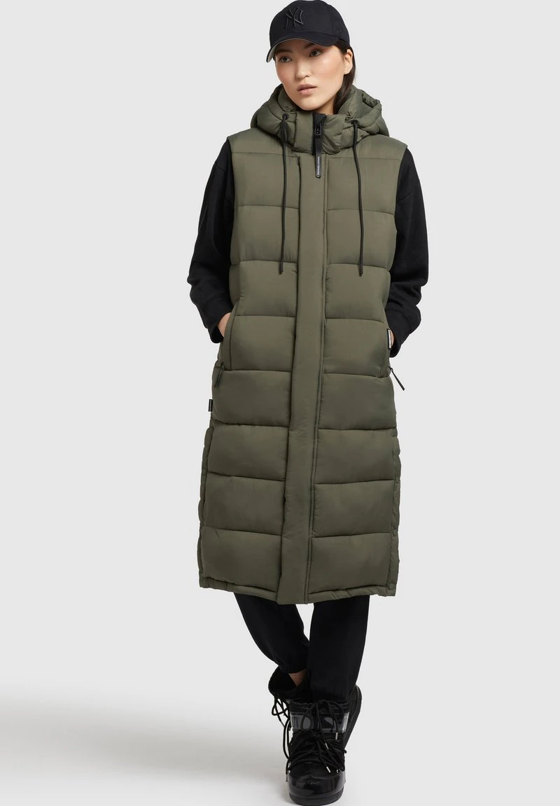 TOURIN MATT - Weste - khaki grün Khujo TOURIN MATT - Weste - Khaki Grün -Deutschland Khujo Verkaufs-Shop 7280009235bb4b2891635b9a26989c74