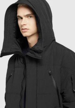 Khujo CLOYD - Wintermantel - Schwarz 3 Khujo CLOYD - Wintermantel - Schwarz -Deutschland Khujo Verkaufs-Shop 76ae1b3c27124d89b1f60317901065a3