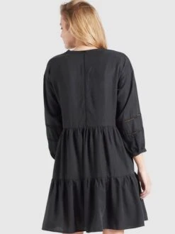 Khujo Damen Kleid - CREPES -Deutschland Khujo Verkaufs-Shop Damen Kleid CREPES pdstandard 522685 0001 modelback 1