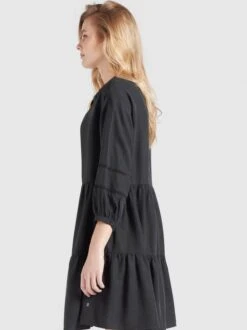 Khujo Damen Kleid - CREPES -Deutschland Khujo Verkaufs-Shop Damen Kleid CREPES pdstandard 522685 0001 modelside 1