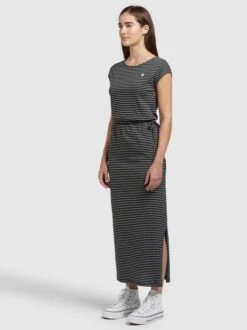 Khujo Damen Kleid - LEEFKE STRIPES 2 Khujo Damen Kleid - LEEFKE STRIPES -Deutschland Khujo Verkaufs-Shop Damen Kleid LEEFKE STRIPES pdstandard 624966 0001 modelfront 3