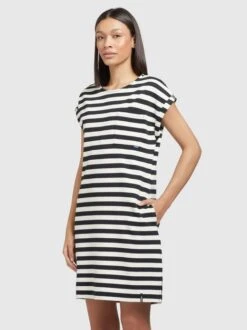 Khujo Damen Kleid - NISHA STRIPES 4 Khujo Damen Kleid - NISHA STRIPES -Deutschland Khujo Verkaufs-Shop Damen Kleid NISHA STRIPES pdstandard 624972 0001 modelside 1