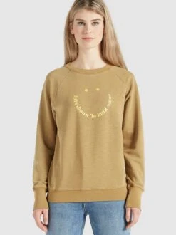 Khujo Damen Sweatshirt - SILICIA SMILE 2 Khujo Damen Sweatshirt - SILICIA SMILE -Deutschland Khujo Verkaufs-Shop Damen Sweatshirt SILICIA SMILE pdstandard 522790 0002 modelfront 3