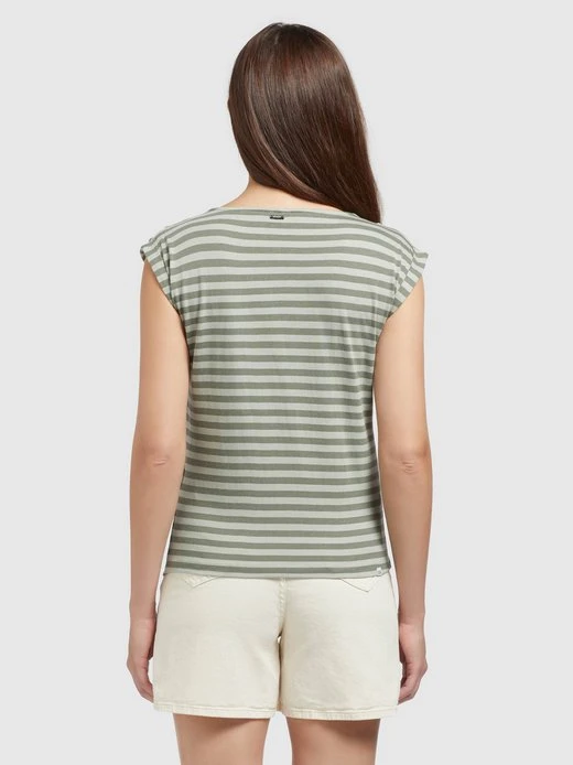Damen T-Shirt - ANAIS STRIPES Khujo Damen T-Shirt - ANAIS STRIPES -Deutschland Khujo Verkaufs-Shop Damen T Shirt ANAIS STRIPES pdstandard 624965 0001 modelback 1