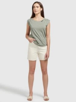 Khujo Damen T-Shirt - ANAIS STRIPES 2 Khujo Damen T-Shirt - ANAIS STRIPES -Deutschland Khujo Verkaufs-Shop Damen T Shirt ANAIS STRIPES pdstandard 624965 0001 modelfront 3