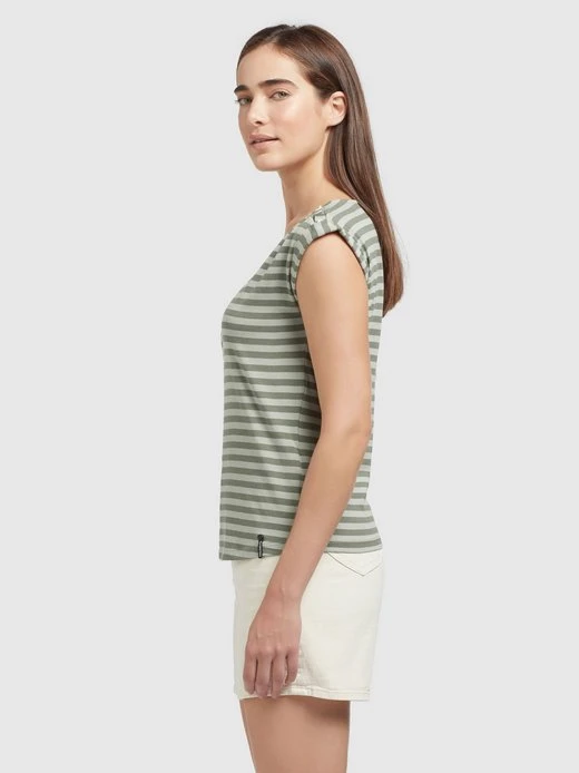 Damen T-Shirt - ANAIS STRIPES Khujo Damen T-Shirt - ANAIS STRIPES -Deutschland Khujo Verkaufs-Shop Damen T Shirt ANAIS STRIPES pdstandard 624965 0001 modelside 1