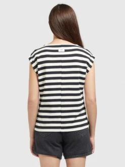 Khujo Damen T-Shirt - LHADSE STRIPES 3 Khujo Damen T-Shirt - LHADSE STRIPES -Deutschland Khujo Verkaufs-Shop Damen T Shirt LHADSE STRIPES pdstandard 624973 0001 modelback 1