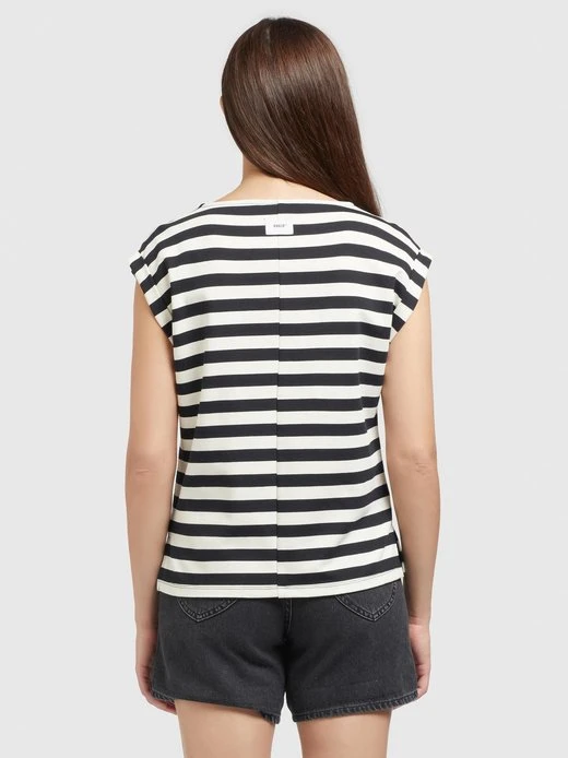 Damen T-Shirt - LHADSE STRIPES Khujo Damen T-Shirt - LHADSE STRIPES -Deutschland Khujo Verkaufs-Shop Damen T Shirt LHADSE STRIPES pdstandard 624973 0001 modelback 1