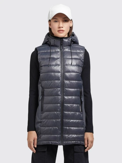 Damen Weste - BECCA SHINY Khujo Damen Weste - BECCA SHINY -Deutschland Khujo Verkaufs-Shop Damen Weste BECCA SHINY pdstandard 656979 0001 modelfront 1