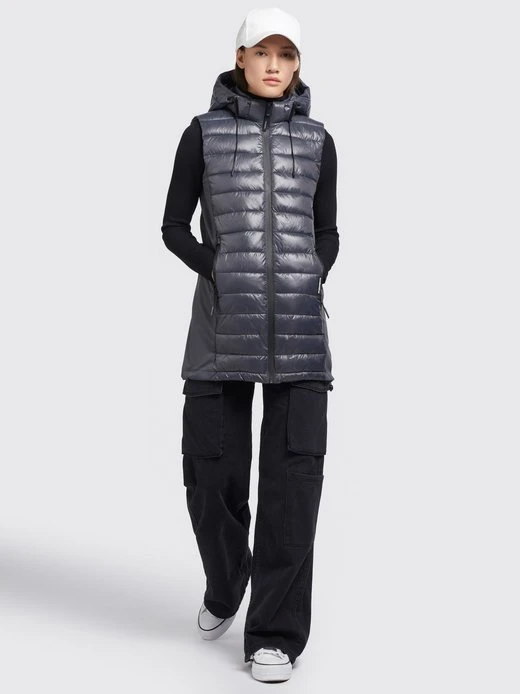 Damen Weste - BECCA SHINY Khujo Damen Weste - BECCA SHINY -Deutschland Khujo Verkaufs-Shop Damen Weste BECCA SHINY pdstandard 656979 0001 modelfront 3