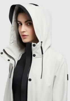 Khujo IZAF - Regenjacke / Wasserabweisende Jacke - Hellgrau -Deutschland Khujo Verkaufs-Shop cf5340c3cd4848fd828df4cd9bd96b89