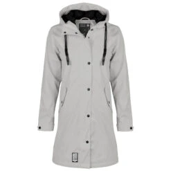 Khujo Regenmantel In Hellgrau