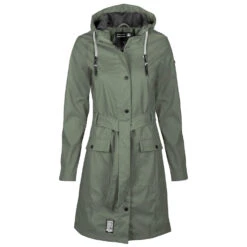 Khujo Regenmantel In Oliv