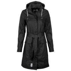 Khujo Regenmantel In Schwarz