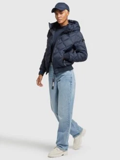 Khujo Steppjacke "Sarabi" In Dunkelblau -Deutschland Khujo Verkaufs-Shop khujo steppjacke sarabi in dunkelblau 4