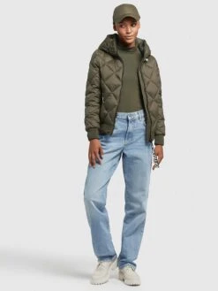 Khujo Steppjacke "Sarabi" In Khaki -Deutschland Khujo Verkaufs-Shop khujo steppjacke sarabi in khaki 3