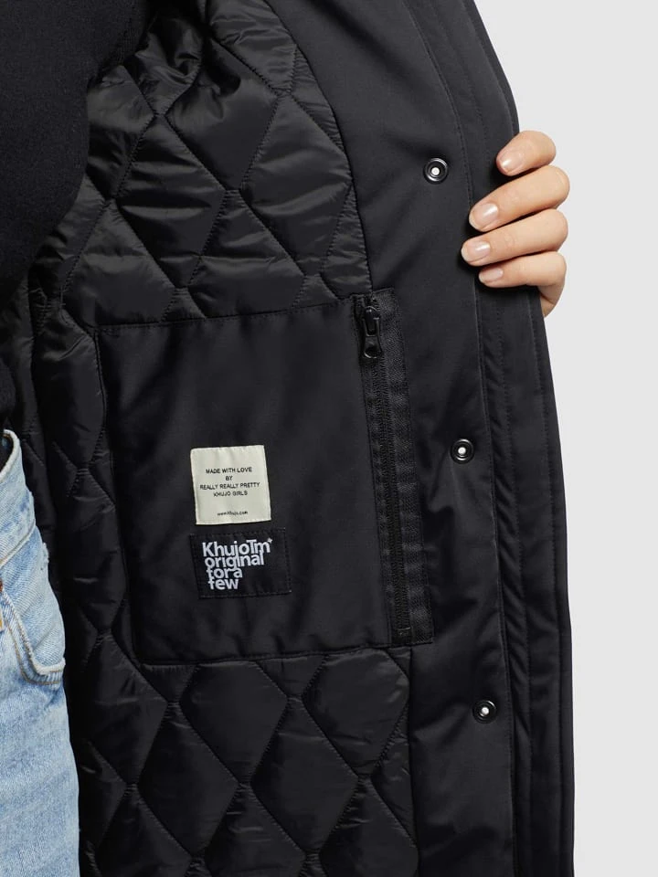 Übergangsjacke "Blossom" in Schwarz Khujo Übergangsjacke "Blossom" In Schwarz -Deutschland Khujo Verkaufs-Shop khujo ubergangsjacke blossom in schwarz 7