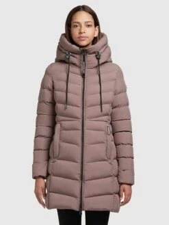 Khujo Wintermantel "Tuhani" In Hellbraun